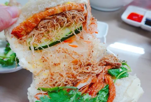 歡喜吃素越式麵包