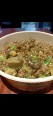 快樂地青醬猴頭菇燉飯